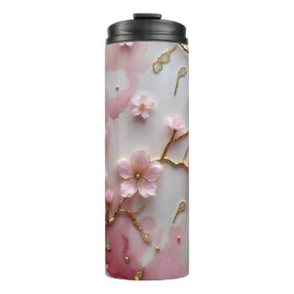 Garrafa Térmica Flor-de-cereja rosa - Primavera