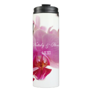 Garrafa Térmica Flor de orquídea