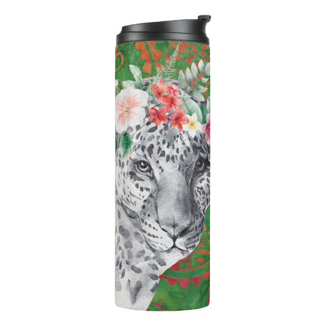 Garrafa Térmica Flor Leopardo Selva Batik (Giro à esquerda)