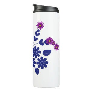 Garrafa Térmica Flor Roxo-Cujo