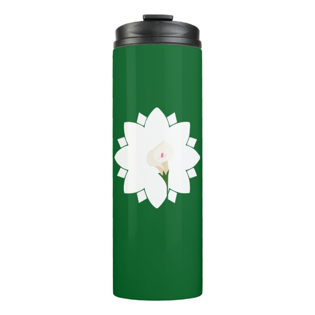 Garrafa Térmica floral (Frente)