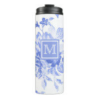 Floral de Aquarela Azul | Tumblr Térmico