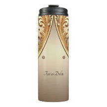 Floral Dourado Ornamentado