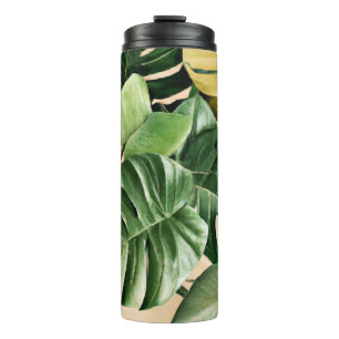 Garrafa Térmica Floral/Havaí/Folha tropical