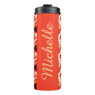 Garrafa Térmica Floral Personalizado