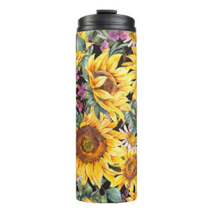 Garrafa Térmica Floral Striped: Ornament Indiano Colorido