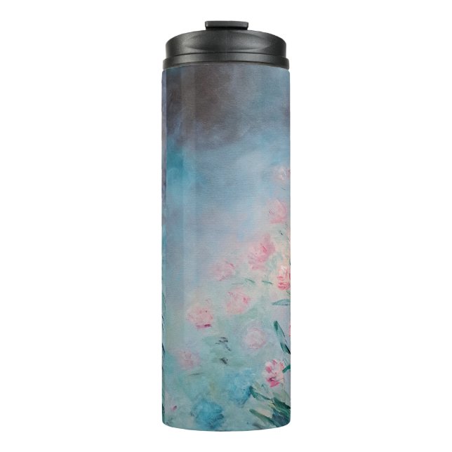 Garrafa Térmica Flores Abstrato Delicar Elegância Finesse Grace B (Frente)