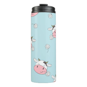 Garrafa Térmica Flores bonito Para Meninas: Vintagem Desenhada À M