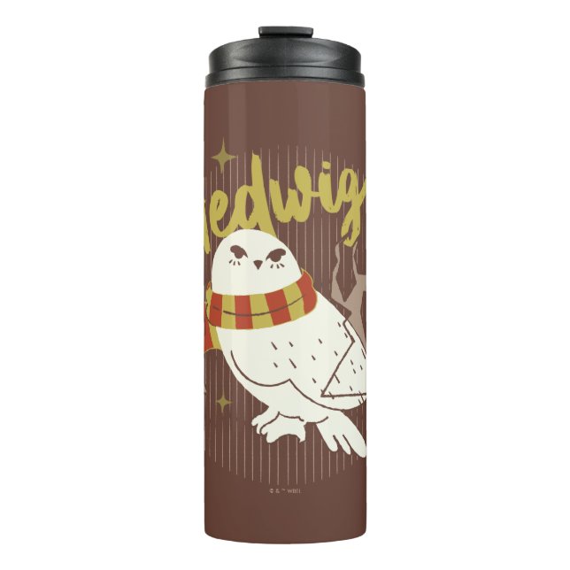 Garrafa Térmica Floresta Caprichosa de Hedwig Desenho (Frente)