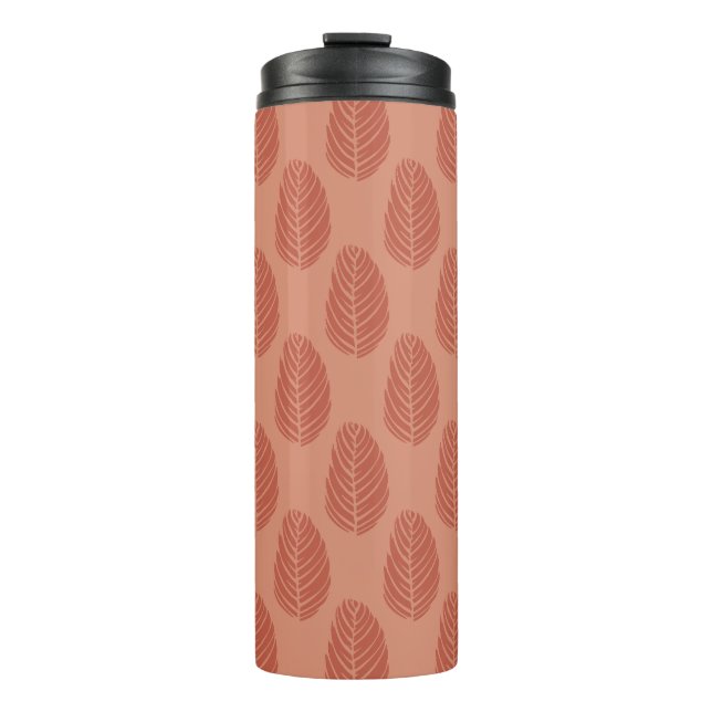 Garrafa Térmica Floresta Eco Argila Laranja Terracota (Frente)