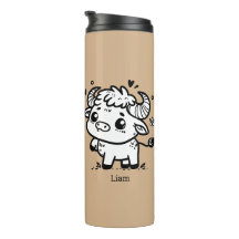 Fluffy Buffalo Baby - Kawaii Fazenda Animal