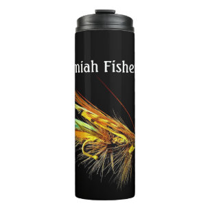 Garrafa Térmica Fly Fishing vareta de pesca colorida Personalizar