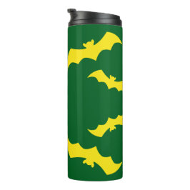 Garrafa Térmica Flying Yellow Halloween Bats