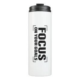 Garrafa Térmica Focalizar distração cita arte de citação inspiraci