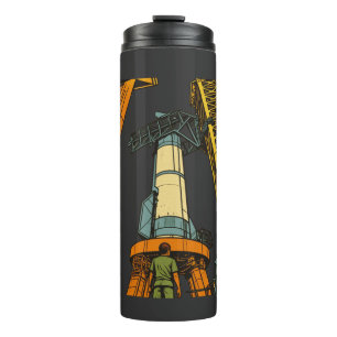Garrafa Térmica Foguete Espacial de Próxima Geração