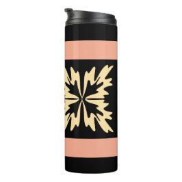 Garrafa Térmica Folgas de Arte Mínimas Modernas