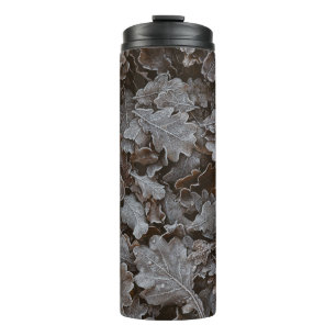 Garrafa Térmica Folhas de castanho