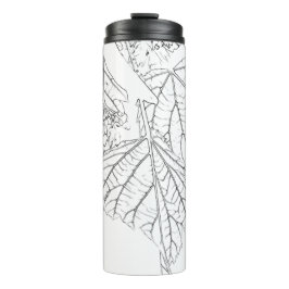 Garrafa Térmica Folhas de madeira