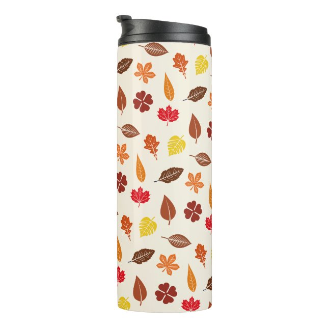 Garrafa Térmica Folhas de outono de Cozy Autumn (Rotação à direita)