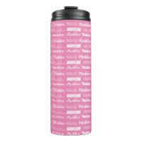 Fonte de Nome de Meninas Rosa Personalizado Colage