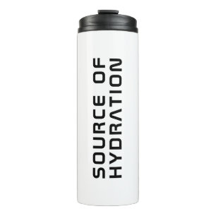 Garrafa Térmica Fonte moderna minimalista de hidratação