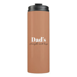 Garrafa Térmica Força e abraços do pai - Presente do Dia de os pai