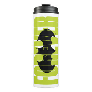Garrafa Térmica Forever Batman Typography Symbol Graphic