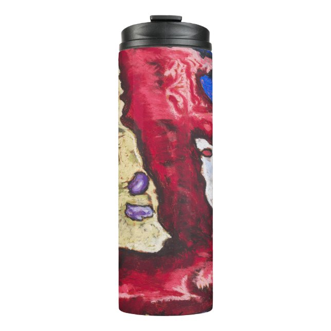 Garrafa Térmica "Formas e Água de Árvore" de Arthur Dove (Frente)