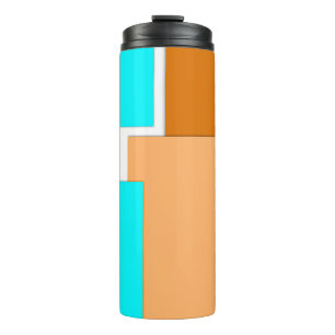 Garrafa Térmica Formas geométricas cortadas de papel