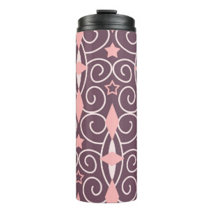 Garrafa Térmica Formas Geométricas Ornamentais de Desenho abstrato