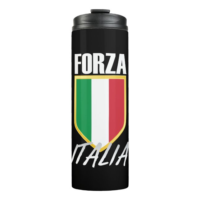 Garrafa Térmica Forza Italia Flag Soccer (Frente)