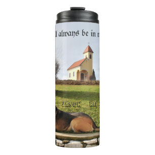 Garrafa Térmica Foto Pet Personalizada Para Lembrar O Slogan Black