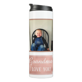 Garrafa Térmica fotos personalizadas da avó