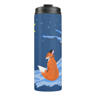 Garrafa Térmica Fox da noite do inverno