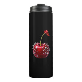 Garrafa Térmica Frasco de Aço Inox Estilo Cereja Rock