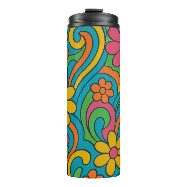 GARRAFA TÉRMICA  "FRASCO DE ÁGUA FLORAL" (Frente)