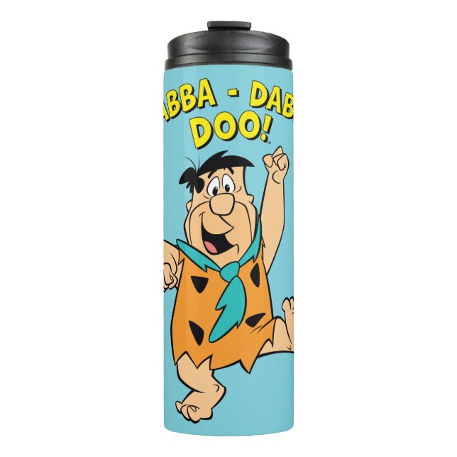 Garrafa Térmica Fred Flintstone Yabba-Dabba Doo! (Frente)