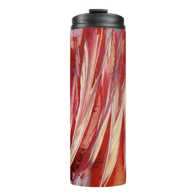 Garrafa Térmica Fuchsia Feather Fringe (Frente)