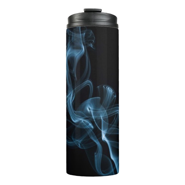Garrafa Térmica Fumaça Azul (Frente)