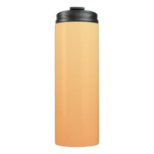 Garrafa Térmica Fundo de gradiente laranja e amarelo