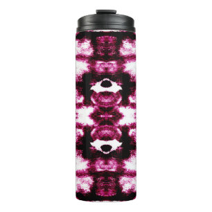 Garrafa Térmica Fundo de pintura a cores. Tintas Líquidas Aquarell