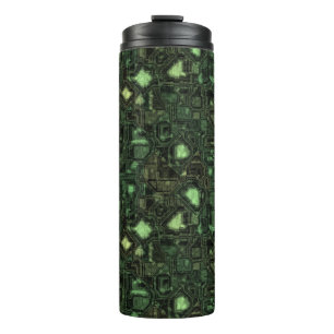 Garrafa Térmica Fundo do circuito de computador