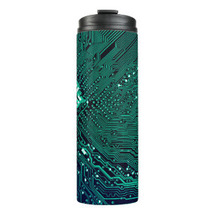 Garrafa Térmica Fundo do conselho de circuito eletrônico,abstrato,