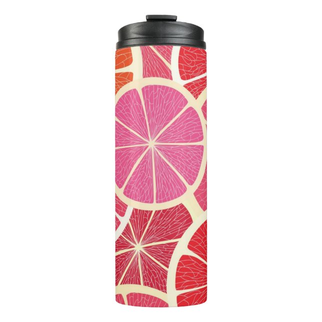 Garrafa Térmica Fundo do vintage da toranja (Frente)