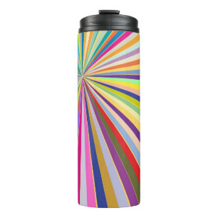 Garrafa Térmica Fundo listrado fresco