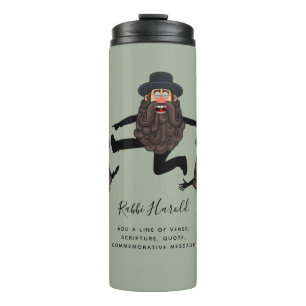 Garrafa Térmica FUNNY Dancing RABBI Personalizado com Texto