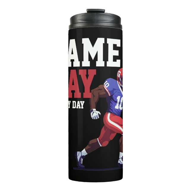Garrafa Térmica Futebol de Dia de Jogo (Frente)