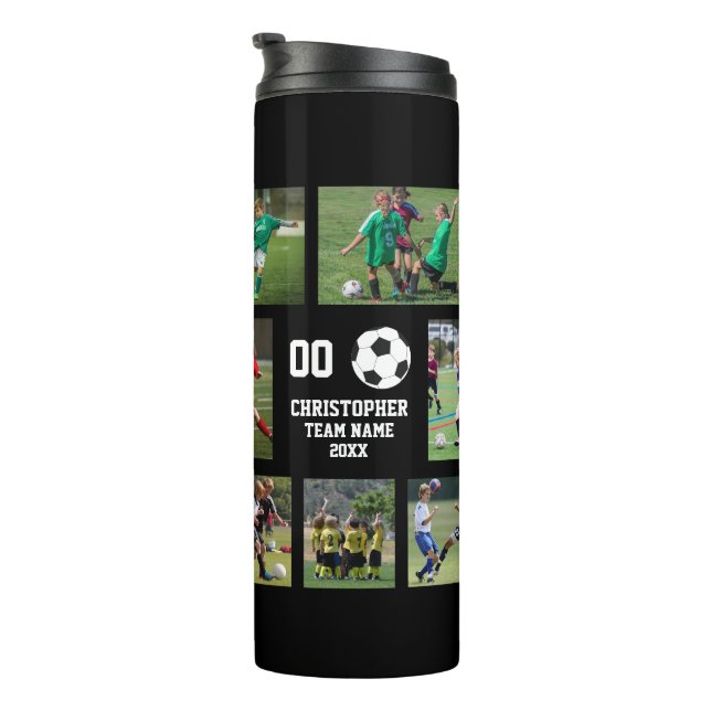 Garrafa Térmica Futebol Personalizado (Rotação à direita)