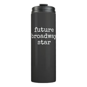 Garrafa Térmica Futuro Astro da Broadway Design de Ator Inspirador
