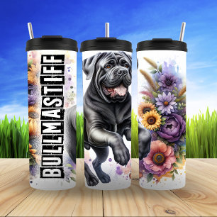 Garrafa Térmica Galope Floral Gentil do Bullmastiff